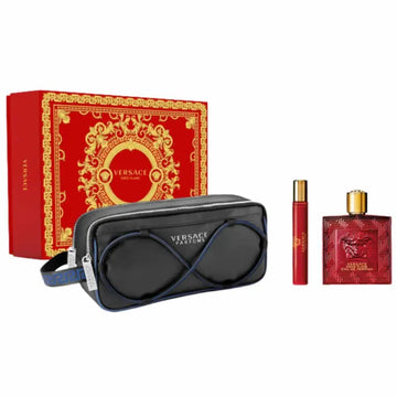 🖤🔥 Versace Eros Flame Eau de Parfum 100 ml Set 3 Piezas